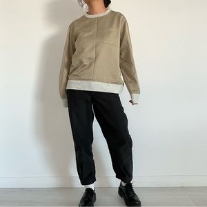 Taupe Oversized Sweatshirt
